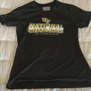 UCF Cheerleading National Champions Black T-Shirt